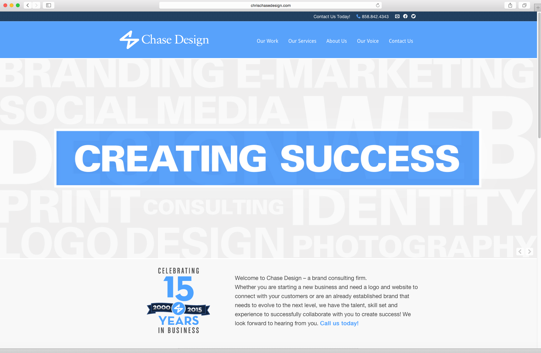 The New Chase Design Website Has Launched! Chase Design