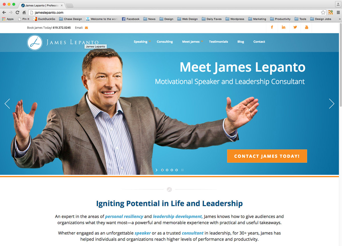 James Lepanto Website