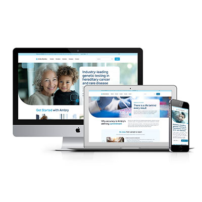 chase design web portfolio ambry genetics