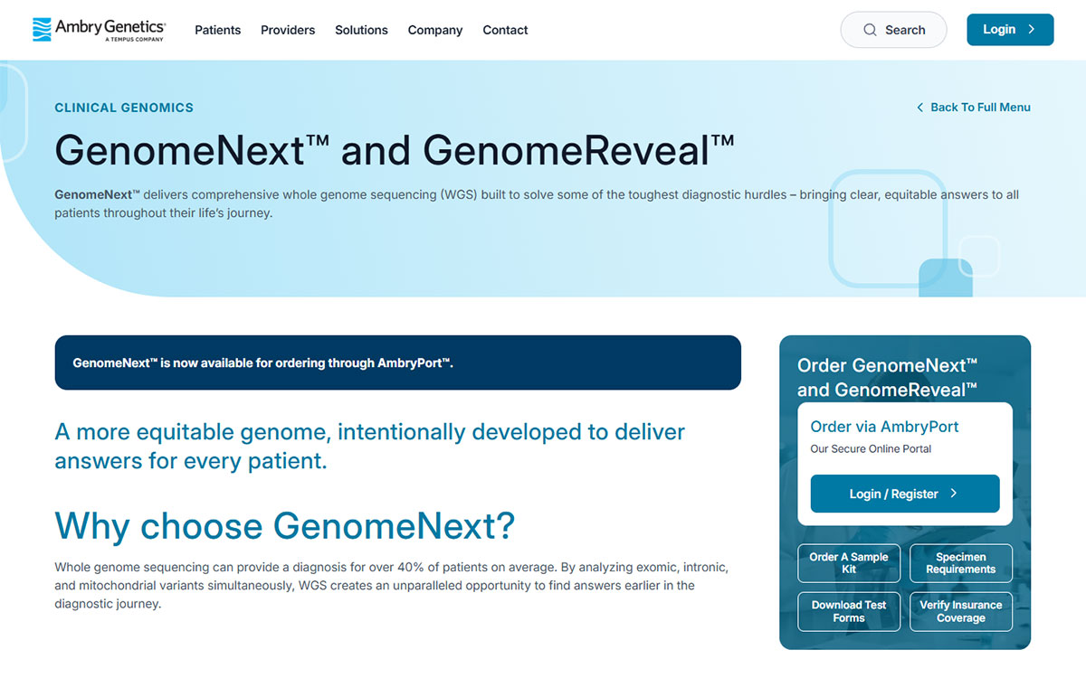 designing for answers our collaboration with ambry genetics designing for two different audiences